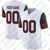 18 Jersey de football Caleb Williams Justin Fields Khalil Herbert D.J.Moore Rome Odunze Walter Payton Cole Kmet Greg Stroman T.J.Edwards Brian Urlacher Tarik Cohen