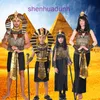 Cleopatra wig cos Prom Dress Egyptian WIG DRESS bead pigtail Bobo head