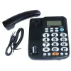Accessories FSK/DTMF Caller ID Handfree Corder Telephone Big Button Loud Ringtone Fixe Landline Home Phone Without Battery For Elderly Black
