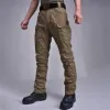 Pantaloni da uomo pavimenti di carico casual esercito militare lavoro tattico pantalone maschio slim cot outwear pantaloni da trekking mimeti