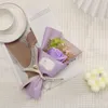 Decorative Flowers Artificial Mini Exquisite Sunflower Rose Bouquet Handmade Dry Flower Soap Gift DIY With Hand