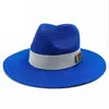 Cappelli larghi brim cappelli di secchio Panama jazz C Cappelli estivi per donne uomini nuovi cappelli da sole colorati per il cappello da sole protezione da sole BACCHIO BACCHIO BACK UNISEX ST ST ST 2022 J240425