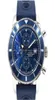 Nowy Supercean Heritage Chrono 46 mm Quartz Watch A13320 Blue Dial i gumka Męskie zegarki sportowe 245F4528587