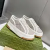 Ontwerpers schoenen tennis 1977 sneakers luxe canvas schoenen blauw schoen rubberen zool vintage casual sneaker klassiek beige mannen vrouwen schoenen