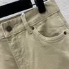 Marka dżinsy kobiety Jean Designer Pants moda logo frotto haft haftowe dżinsy proste rurę chude spodnie z środkową talią dżinsy 25 kwietnia