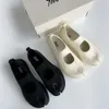 sandálias de grife mulheres saltos de deslizamento sapatos nicho de nicho grosso split dedo dedo maconha tira de malha francesa Mary Sapato único Es0f