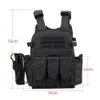 Multi-Functional Camouflage Body Armor Tactical Equipment Molle Plate Vest Military Chest Rig Molle Vest for Camping 240408