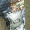 Jeans masculinos 2023 Autumn Novo jeans retro jeans calças de algodão de jeans de algodão de algodão