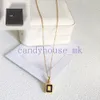 Crystal Letter Designer Pendant Pearl Necklace Chain Brand Necklaces 18k Gold Plated Titanium Steel Choker Women Wedding Jewelry Accessories Gift with Box