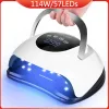 Kits Professional 114W Sun x9 MAX Nail UV LED lampe lampe de manucure de séchage pour le gel de séchage lampe de manucure