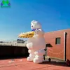 Restez Puft Puflable Marshmallow Man 10mh (33 pieds) avec le modèle de décoration Halloween Modèle Ghostbuster pour la publicité en plein air