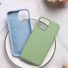 Casos de celular Silicone líquido para iPhone 14 13 Pro Max mini iPhone14 iPhone13 Cappa de moda de moda de sílica macia resistente à sujeira à prova de choque LL