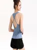 1272 Sexy Women Yoga Vest T-Shirt Designer Hoow Back Sports Fitness Top Top Yoga Running Gym Runging Tops6107219