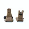 Tactical Metal Folding Flip Up Iron Sight Back Up Set Front Rear Sights for 20mm Rail