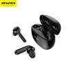 Kopfhörer Awei T15 Bluetooth -Kopfhörer TWS Long Standby Ohrhörer 350mAh Sport Headsets Deep Bass Ohrhörer LED -Leistungsanzeige mit Mikrofon