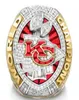 2019 2020 Chief American Football Team Champions Championship Ring Souvenir Men fan Gift hela sportsmycken3235512