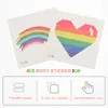 Transfert de tatouage 24 PCS Face autocollants arc-en-ciel gay tatouages Body Party Water Transfer Pride Temporary 240426