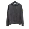 Chaopai Stone Cross Hoodie with Island Logo Printed Loose Round Neck Couple Coat for Trendy Men