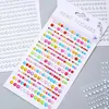 Tattoo Transfer Music Festival Party Face Jewelry Decoration Rhinestone Crystal Kids Toys Diy Diamond Stickers Eye Makeup Självhäftande nagel STI 240427