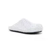 sheepskin leather Lady sexy 2024 Ladies Flat heels sandals Shoes Ballet round toe Hollow out slipper summer Europe and America The catwalk slip-on net siz 36-45