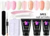 Nails Art Kits Uv Gel Nails Builder Builder Extension Kit Led Lamp Nails Gel Polish Set 15ml Acrylic Nail Kits for Beginners7148852