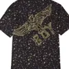 عصري العلامة التجارية الجديدة من Eagle Sky Star Printed T-Shirt فضفاضة الرجال والسيدات في الصيف جولة العنق القصيرة زوجين الأكمام نفس النمط