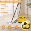 EMI Multipurpose Steam Cleaner 1500W Hoge druk Stoomboot met 15l tank, wielen - Ideaal voor bekleding, vloeren en meer