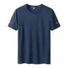 Tshirt pour hommes plus taille 5xl6xl séchage rapide cou rond grand manche courte t-shirt surdimensionné 240410