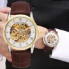 Orologio meccanico uomo cavo orologio meccanico orologio da uomo orologio impermeabile