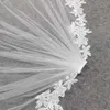 Свадебные украшения для волос настоящие фото Sparkle Seaders Кружева Свадебная вуаль 3 метра длиной один уровень.