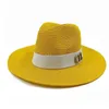 Hates anchos de cortes Bucket Sombreros Panamá Jazz C Sombreros de verano para mujeres Men Nuevo sombrero de sol colorido Sombrero al aire libre Protección Sol Sombrero de playa Unisex Str Historial 2022 J240425