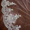 Biżuteria do włosów ślubnych Długa zasłona ślubna z wysokiej jakości koronkową katedrą nośną z grzebieniami jedna warstwa 3 metry białe akcesoria w zasilanie kości słoniowej