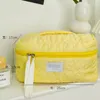 Cosmetic Bags Ins Travel Bag Portable Beauty Storage Toiletry Makeup Pouch Corduroy Zipper Girl Cases Box