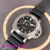Palerai Machinery Wrist Watch Submersible Series 42mm Men's Automatic Mechanical Calendar Display Fashion Casual Luxual Watch Black Dial Band PAM00682