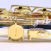 Saxofon Jupiter JTS1100SG Märke BB Tenor Saxofon Mässing Silverpläterad Body Gold Lacquer Key B Flat Sax Instrument med Canvas Case