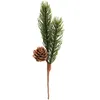 Dekorativa blommor Berry Pine Cone For Holiday Floral Decor Wreath Christmas Crafts 10st 8cm Simulation Branch Fake Artificial Flower