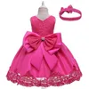 Vestidos de menina filhos FLOR FLOR Tutu Dress por 1-10 anos Girls Wedding Birthday Party Princess Dresses Kids Lace vestido de traje vestidos vestidosl2404