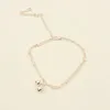 Fußkettchen Frauen Charme Bell -Knöchelkette Kette Bracelet Beach Sachlirt Schmuck Schmuck