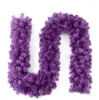 27 m Purple Christmas Rattan Juldekoration Julgran Pendantt1910176295855