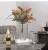 Vases Light Luxury Silver Vase Decoration Living Room Flower Arrangement Dining Table TV Cabinet Simple And Creative Home
