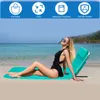 Pillow Beach Chair Folding Lounge Chairs For Adults Lightweight Lawn Portable Mat With Adjustable Shoulder