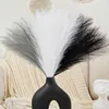 Fleurs décoratives 9pc 55cm Pampas artificiels Plantes d'herbe Fake Reed Flower Bouquet Home salon Room De mariage décoration