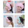 Producto Baby Shower Tapa suave Sombrero de lavado de cabello ajustable para niños Protección de la oreja Safe Champú Baño Bañera Proteger Cubierta de cabeza
