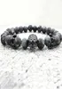 Hommes bracelets de charme de crâne de crâne India Labradorite 8 mm Perles de lumière en pierre naturelle Bracelet Bouddha européen pour hommes bracelets faits à la main2200840