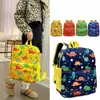 Mochila de dibujos animados para niños Presescolar la bolsa de libros del jardín de infantes para niños para niños Dinosaurios para niñas Gran capacidad Ligera 240425