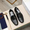 Men Dress Shoes Designers Loafers Luxe echt leer bruin zwarte heren Casual designer schoenen slip kantoor trouwschoen 38-45