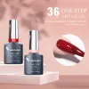 Kits Venalisa 3 in 1 Nail Gel Polish No Need Base and Topcoat One Step Nowipe Gel Lacquer Soak Off Uv Led Semi Permanent Gel Varnish