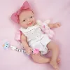 Dolls 7 inch Bebe Reborn Mini High Quality Original Realistic Full Silicone Baby Reborn Dolls Miniature Babies Dolls for Kids Girl