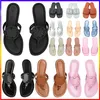 Met stofzak sandalen ontwerper slangenleer slijbanen slippers dames wit zwart patent gele drievoudige roze vrouw slippers dames maat 5,5-9.5