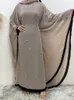 Vêtements ethniques Abayas musulmanes marocaine Caftan islamique pour femmes Fashion Pearl Kimono Robe Party Dress